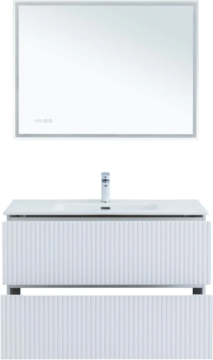 Тумба-умывальник Aquanet Джейн 100 белый матовый 00313288+