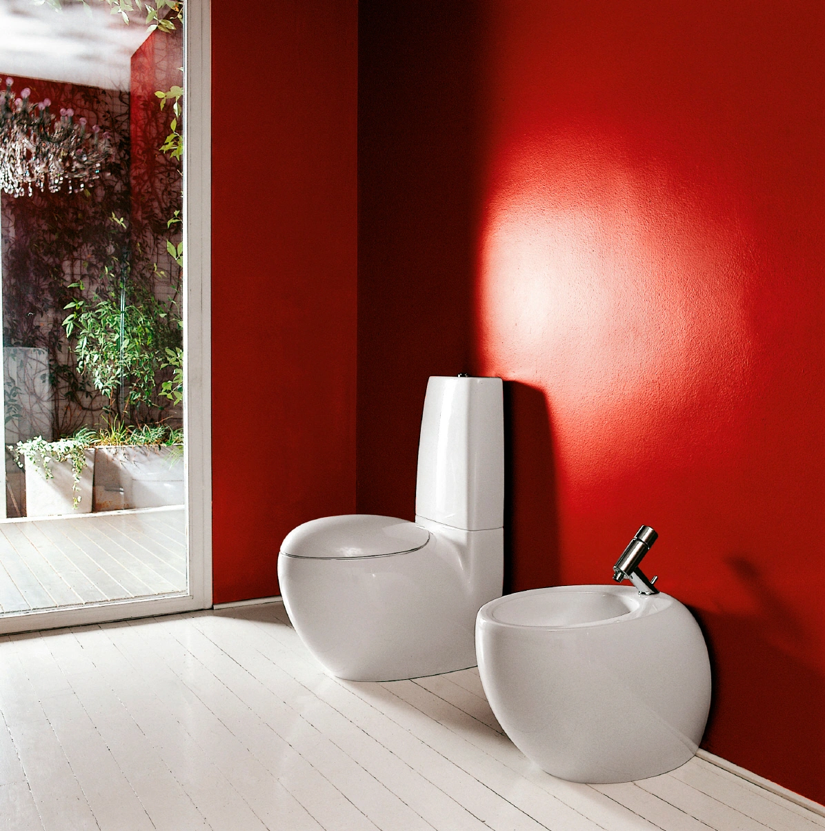 Унитаз-компакт Laufen Alessi One c покрытием LCC белый 8.2297.6.400.000.1+8.2697.1.400.880.1