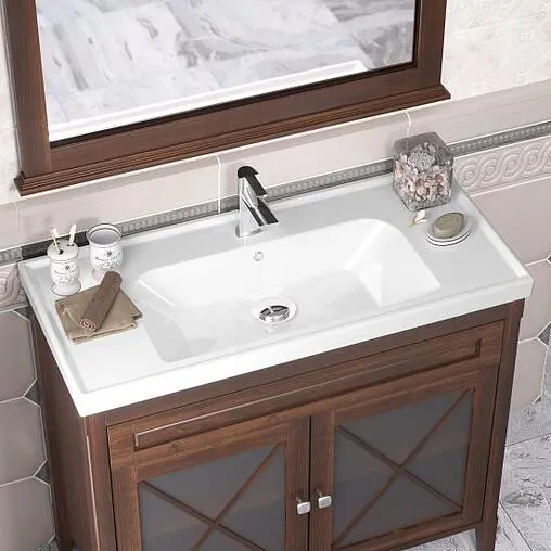 Тумба под умывальник напольная Opadiris Палермо 100 светлый орех 00-00006723