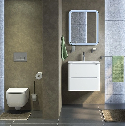 Смеситель для раковины IDDIS Slide графит SLIGMBTi01