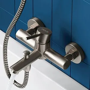 Смеситель для ванны Dorff Logic new нержавеющая сталь D3010000SS Смеситель для ванны Dorff Logic new нержавеющая сталь D3010000SS, 4