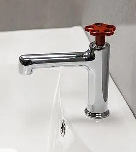 Смеситель для раковины BelBagno Roso хром/красный ROS-LVM-CRM Смеситель для раковины BelBagno Roso хром/красный ROS-LVM-CRM, 3