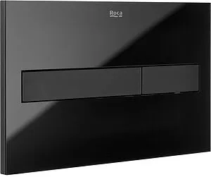 Клавиша смыва для унитаза Roca Duplo One PL-7 890188308 черное стекло/матовые кнопки Клавиша смыва для унитаза Roca Duplo One PL-7 890188308 черное стекло/матовые кнопки, 1