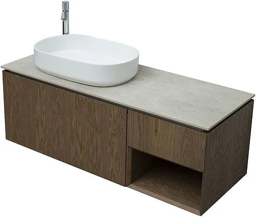 Тумба-умывальник подвесная Allen Brau Infinity 120 L дуб 1.21006.NO+