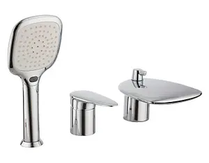 Смеситель на борт ванны на 3 отверстия Lemark Status хром LM4445C Смеситель на борт ванны на 3 отверстия Lemark Status хром LM4445C, 1