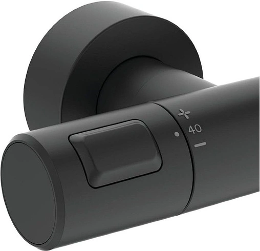 Душевая система с термостатом для душа Ideal Standard Ceratherm чёрный матовый A7545XG