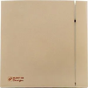 Вентилятор вытяжной Soler & Palau SILENT-100 CZ CHAMPAGNE DESIGN 4C Вентилятор вытяжной Soler & Palau SILENT-100 CZ CHAMPAGNE DESIGN 4C, 1