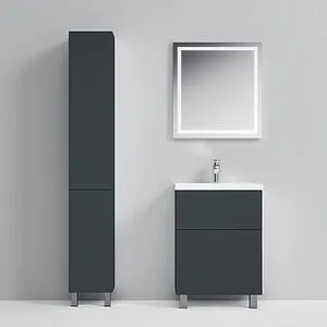 Тумба под умывальник напольная Am.Pm Gem 60 графит матовый M90FSX06022GM32 Тумба под умывальник напольная Am.Pm Gem 60 графит матовый M90FSX06022GM32, 5