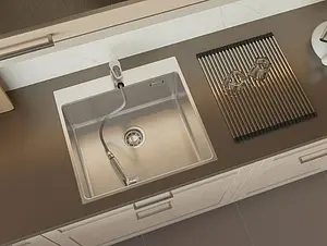 Мойка кухонная Omoikiri Amadare 55-IN нержавеющая сталь 4993718, 3