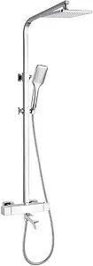 Душевая система с термостатом для ванны SMARTsant Квадро хром SM1210AA Душевая система с термостатом для ванны SMARTsant Квадро хром SM1210AA, 1
