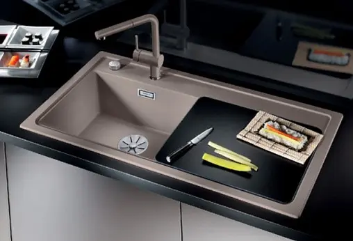 Мойка кухонная Blanco Zenar XL 6S 100 R серый беж 523971