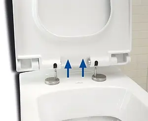 Крышка-сиденье для унитаза с микролифтом Cersanit Delfi белый S-DS-DELFI-S-DL-m, 2