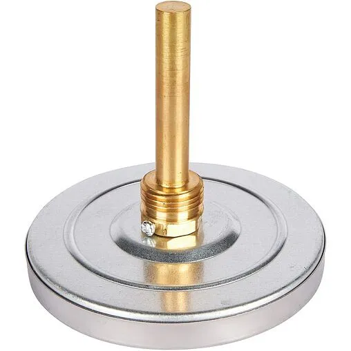 Термометр биметаллический Rommer 100мм 120°С гильза 75мм ½&quot; RIM-0001-107515