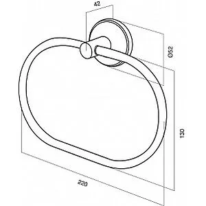 Полотенцедержатель Am.Pm Orange хром AN7F34400 Полотенцедержатель Am.Pm Orange хром AN7F34400, 2