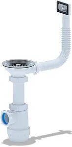 Сифон бутылочный для мойки с переливом Ани Пласт Грот A0145S Сифон бутылочный для мойки с переливом Ани Пласт Грот A0145S, 1