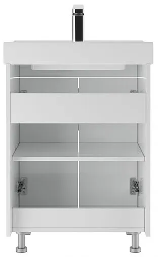 Тумба под умывальник напольная Айсберг Енисей 60 белый DA2404T