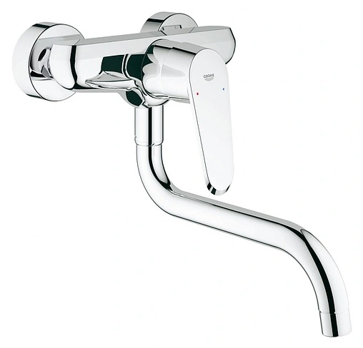 Смеситель для кухни настенный Grohe Eurodisc Cosmopolitan хром 33772002