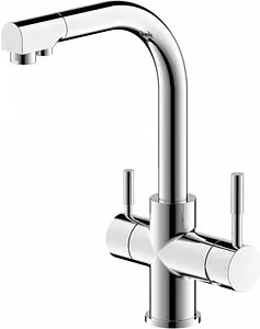 Смеситель для кухни с подключением к фильтру Bravat Palace хром F729261CP-RUS, 1