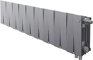 Радиатор биметаллический 18 секций нижнее правое подключение Royal Thermo PianoForte VD 200 Silver Satin RTPSSVDR20018 Радиатор биметаллический 18 секций нижнее правое подключение Royal Thermo PianoForte VD 200 Silver Satin RTPSSVDR20018, 1