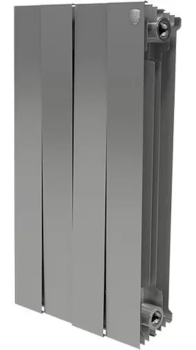 Радиатор биметаллический 4 секции Royal Thermo PianoForte 500 Silver Satin RTPNSS50004