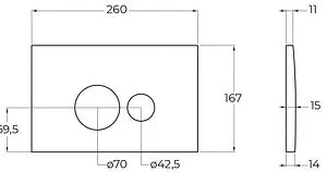 Комплект 5 в 1 BelBagno Uno Tornado BB5177CH-TOR/SC/BB026/BB081CR с кнопкой хром глянцевый Комплект 5 в 1 BelBagno Uno Tornado BB5177CH-TOR/SC/BB026/BB081CR с кнопкой хром глянцевый, 5