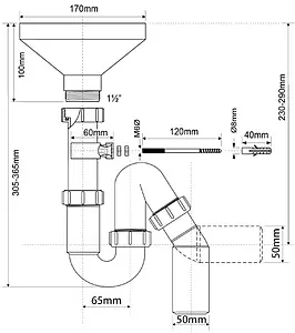 Сифон разрыв струи Mc Alpine HC8-FUN Сифон разрыв струи Mc Alpine HC8-FUN, 2
