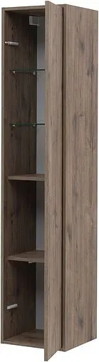 Шкаф-пенал подвесной Aquanet Lino 35 дуб веллингтон 00295038