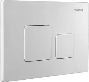 Клавиша смыва для унитаза Aquanika Basic B-type 01.02.22 белый глянцевый, 3