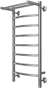Полотенцесушитель электрический лесенка Terminus Классик с/п П8 400х850 электро quick touch полированная сталь 4670078531407, 1