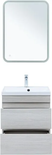 Тумба под умывальник подвесная Aquanet Нота New 60 дуб холден 00334203