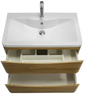 Тумба-умывальник подвесная BelBagno ACQUA 90 Rovere Rustico ACQUA-900-2C-SO-RR+BB900/455-LV-MR-ALR Тумба-умывальник подвесная BelBagno ACQUA 90 Rovere Rustico ACQUA-900-2C-SO-RR+BB900/455-LV-MR-ALR, 3