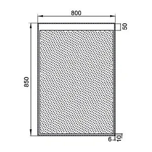 Зеркало с подсветкой Aquanet Палермо 8085 00196643 Зеркало с подсветкой Aquanet Палермо 8085 00196643, 2
