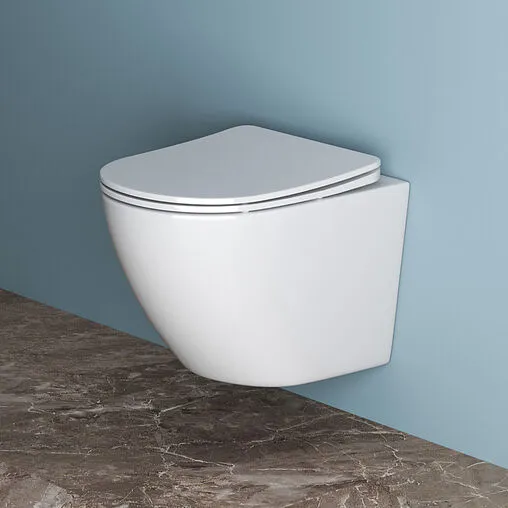 Унитаз подвесной безободковый BelBagno Uno белый BB3105CHR/SC