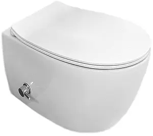Унитаз подвесной безободковый с функцией биде и встроенным смесителем ISVEA Sentimenti Neo белый 10ARS1015I Унитаз подвесной безободковый с функцией биде и встроенным смесителем ISVEA Sentimenti Neo белый 10ARS1015I, 1