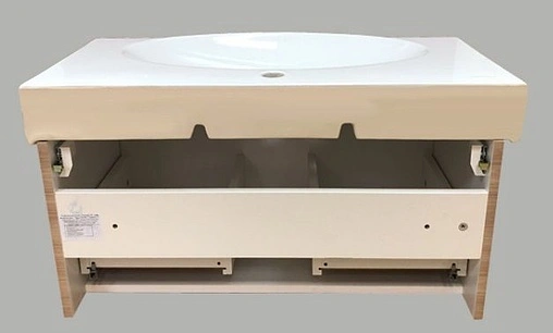 Тумба-умывальник подвесная Comforty Самара 76 кофе полоска/белый 00004135527CF