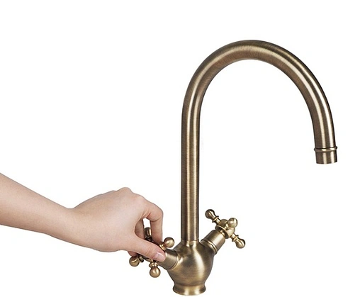 Смеситель для кухни IDDIS Sam бронза SAMBRJ0i05