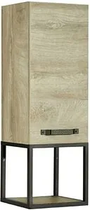 Полка Aquaton Лофт Фабрик дуб эндгрейн/чёрный 1A242703LTDU0, 3