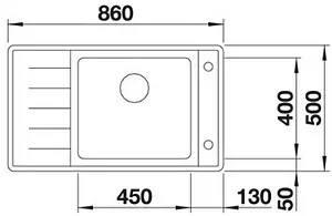 Мойка кухонная Blanco Andano XL 6S-IF Compact 86 L нержавеющая сталь 523002 Мойка кухонная Blanco Andano XL 6S-IF Compact 86 L нержавеющая сталь 523002, 2