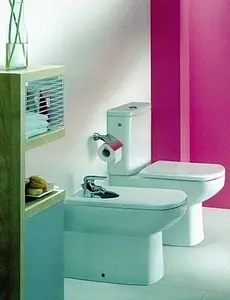 Биде напольное Roca Dama Senso белый 357517000, 3