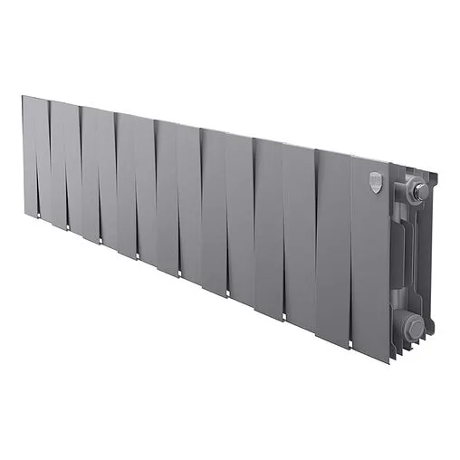 Радиатор биметаллический 16 секций Royal Thermo PianoForte 200 Silver Satin RTPS3020016