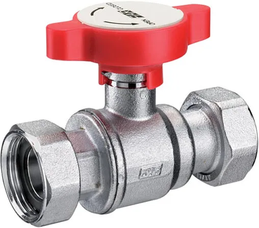 Кран шаровый с накидной гайкой 1&quot;нг x 1&quot;нг синий Far FS 3056 1B