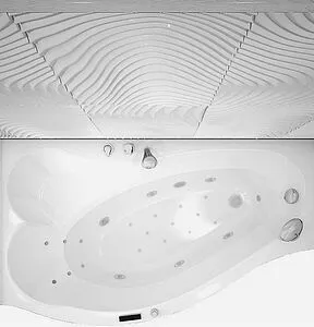 Карниз для ванны Aquanet Palma 170x90x60 хром 00177835 Карниз для ванны Aquanet Palma 170x90x60 хром 00177835, 2