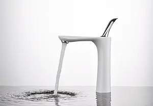 Смеситель для раковины D&K Venice Baciano белый матовый/хром DA1032656 Смеситель для раковины D&K Venice Baciano белый матовый/хром DA1032656, 3