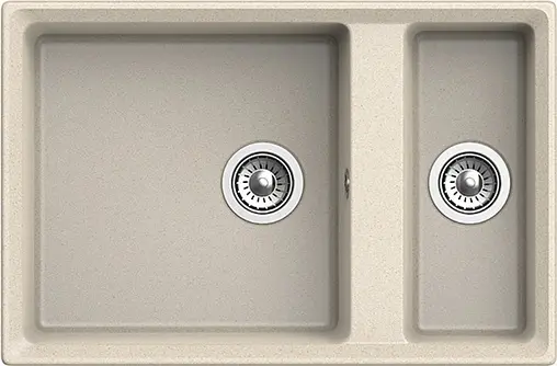 Мойка кухонная GranFest Level LV-760K бежевый