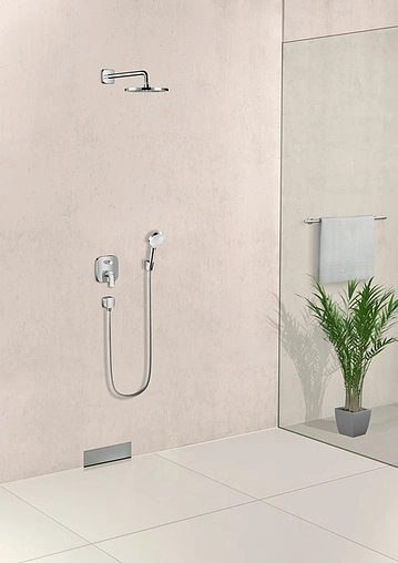 Лейка ручного душа Hansgrohe Crometta 100 Mono Green хром/белый 26334400