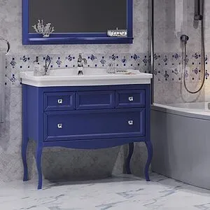 Тумба-умывальник напольная Opadiris Валери 105 сапфир 00-00006520+4640021063583, 3