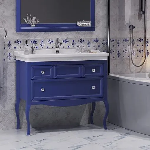 Тумба-умывальник напольная Opadiris Валери 105 сапфир 00-00006520+4640021063583