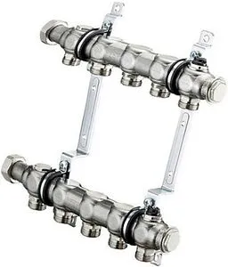 Группа коллекторная распределительная 5 отводов 1"нг x ¾"ек Oventrop Multidis SH 1407155 Группа коллекторная распределительная 5 отводов 1"нг x ¾"ек Oventrop Multidis SH 1407155, 1