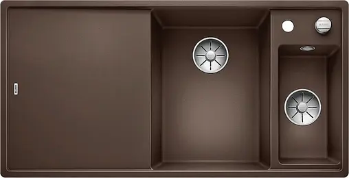 Мойка кухонная Blanco Axia III 6 S 100 R (доска ясень) кофе 523471