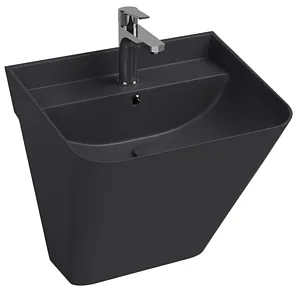 Раковина ISVEA Sott'Aqua 50 антрацит 10SQ37002SV-2C, 1